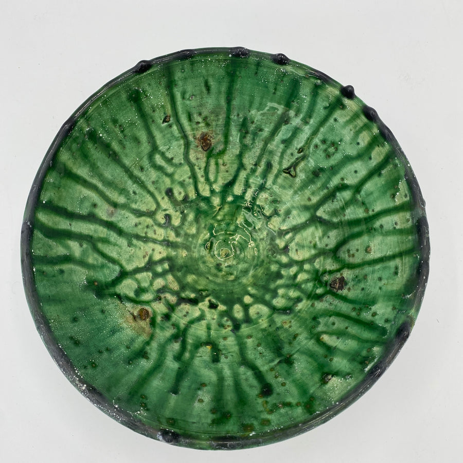 Tamegroute Bowl - Green, 20cm 4