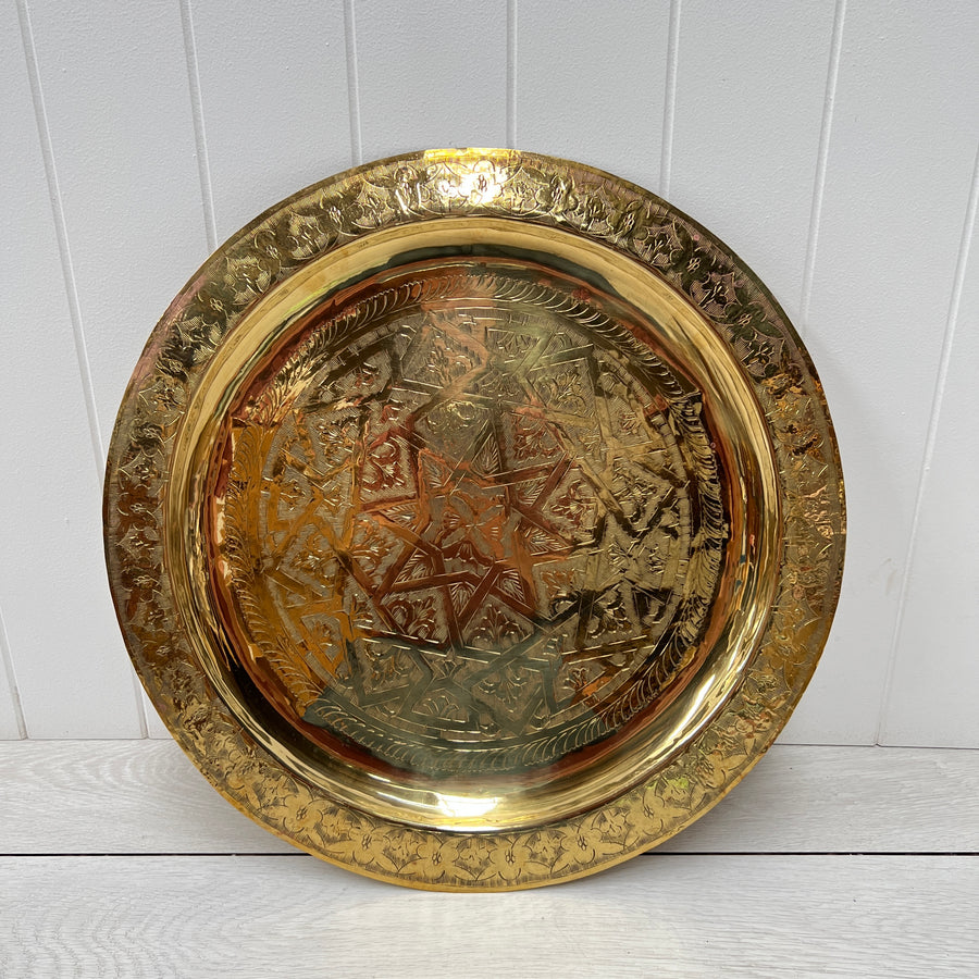 Moroccan Brass Tea Table 60cm
