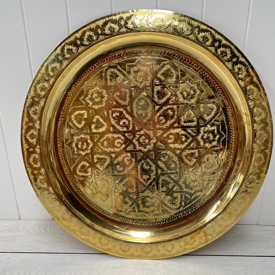 Moroccan Brass Tea Table 50cm