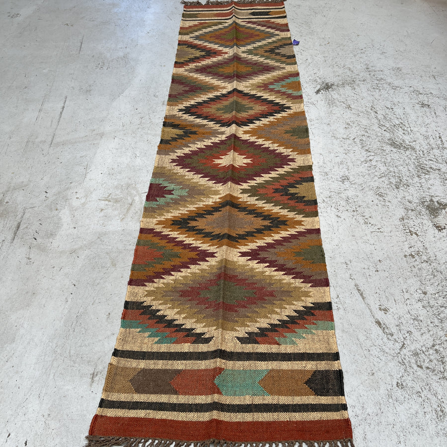 Jute & Wool Rug - 75 x 300cm, 5