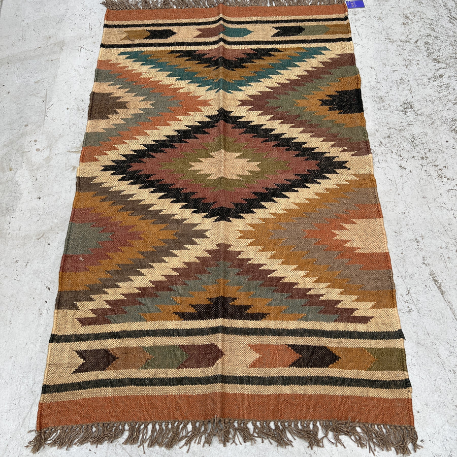 Jute & Wool Rug - 90 x 150cm, 1