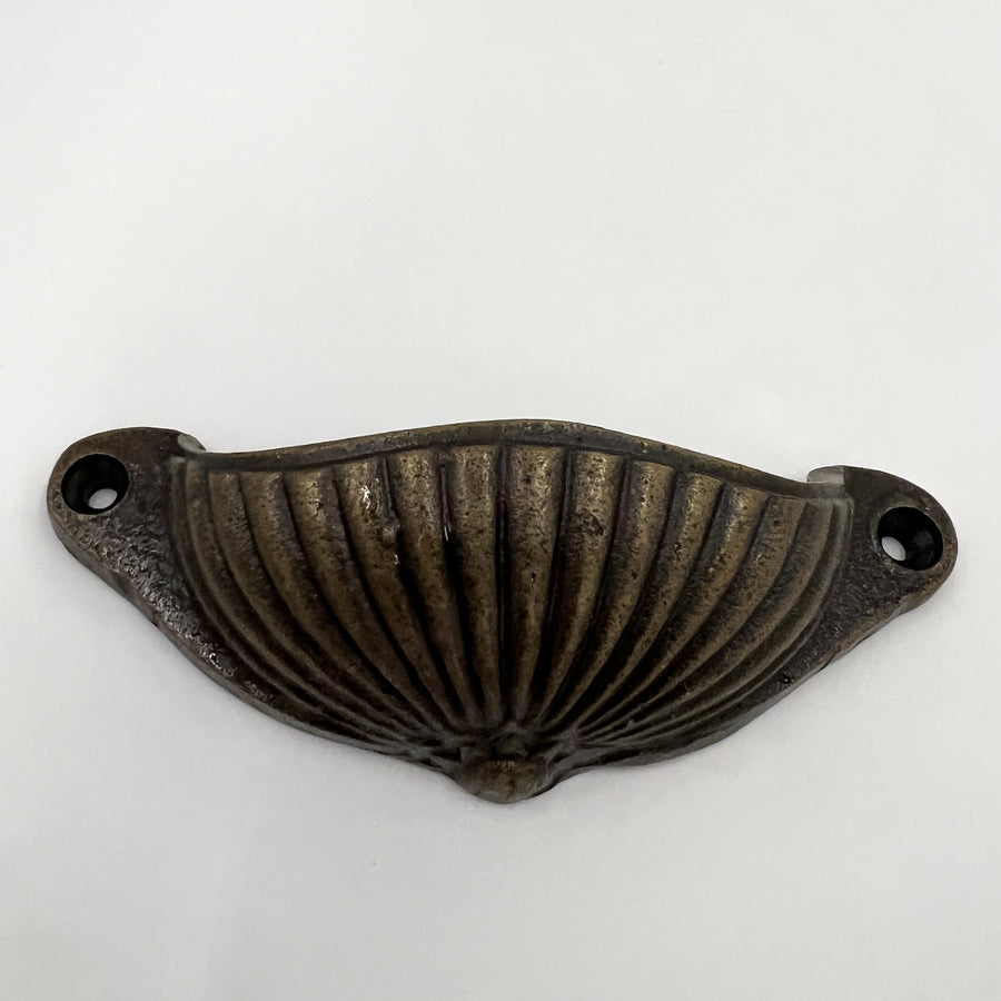 Indian Metal Drawer Pull - Fluted