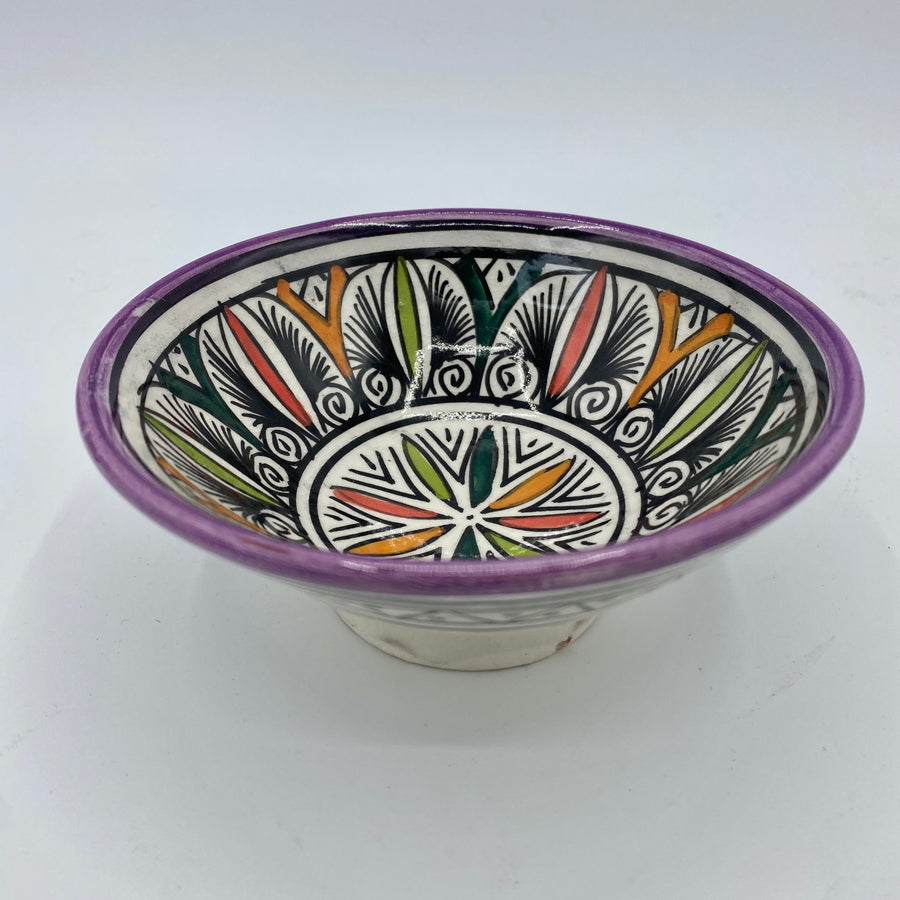 Moroccan Safi Bowl 13cm - Purple