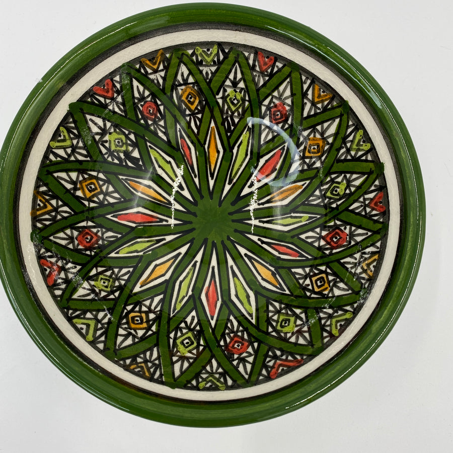 Moroccan Safi Bowl 13cm - Green 3