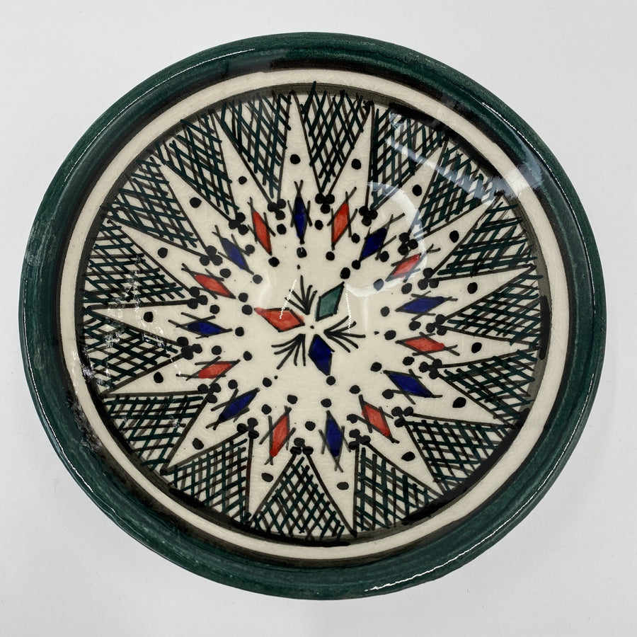 Moroccan Safi Bowl 13cm - Green 4