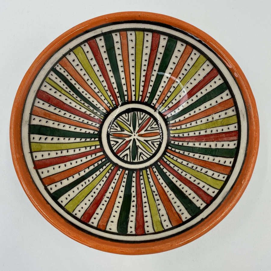 Moroccan Safi Bowl 13cm - Orange 4