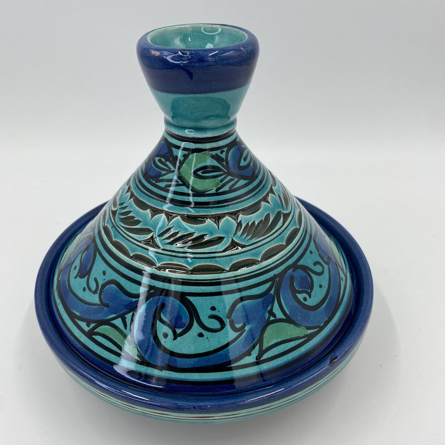 Moroccan Tajine - Safi, Turquoise Medium 6