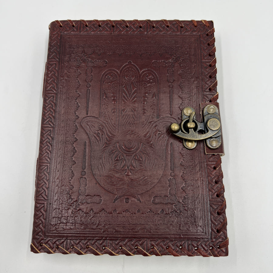 Hamsa Leather Journal