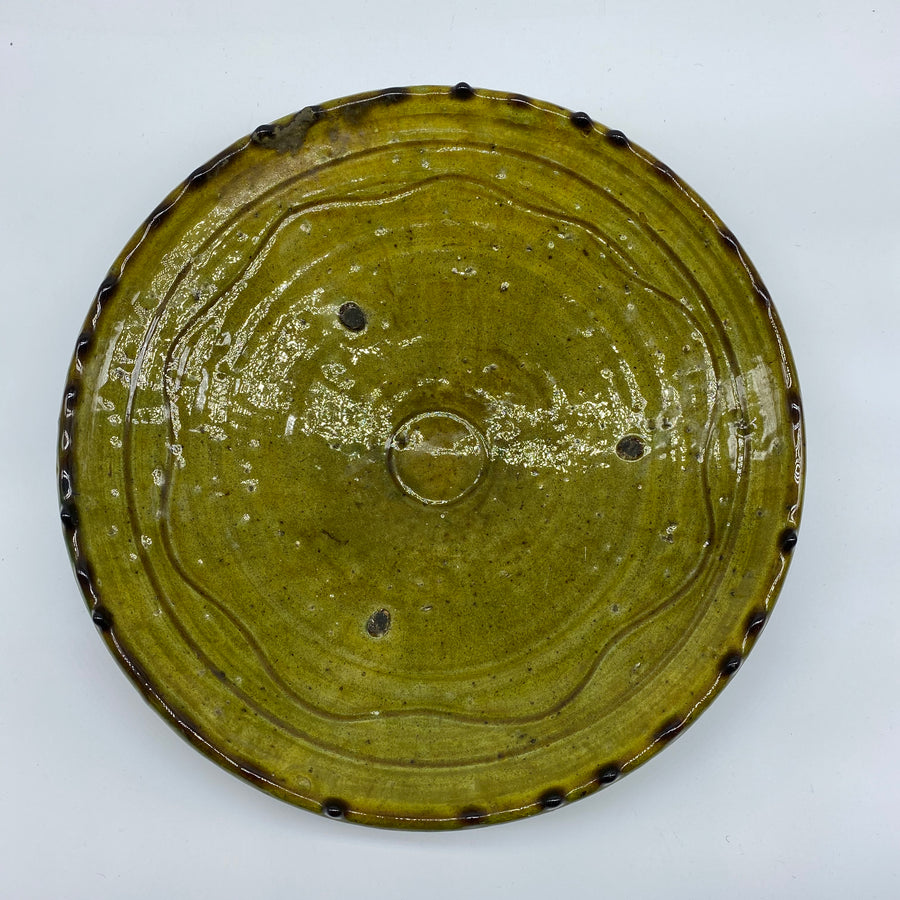 Tamegroute Plate - Amber, Medium