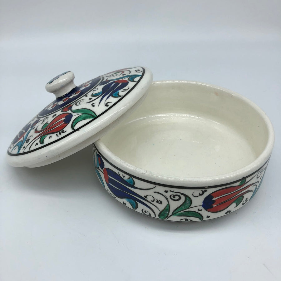 Ceramic Sugar Cup with Lid