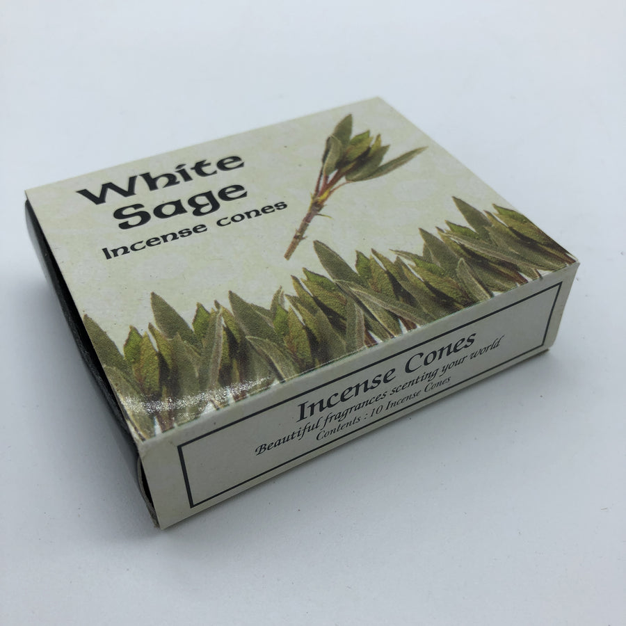 White Sage Incense Cones - Kamini