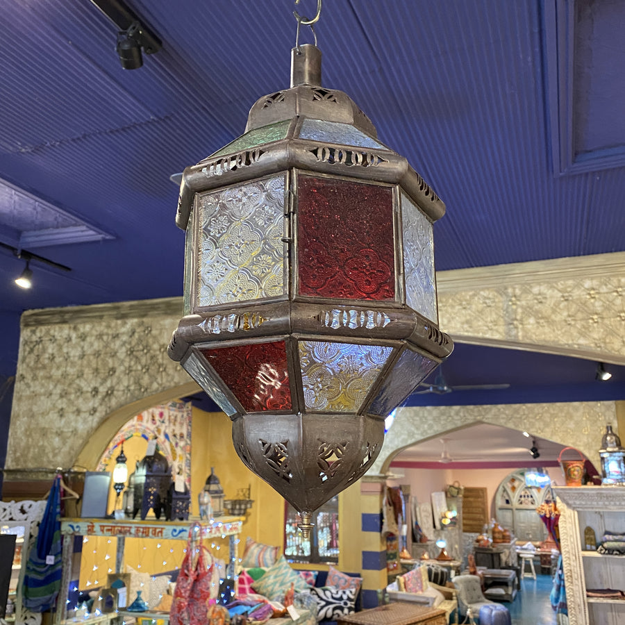 Moroccan Hanging Lantern - 8, Medium