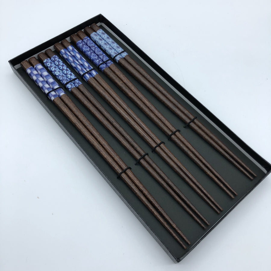 Aizome Chopsticks set of 5