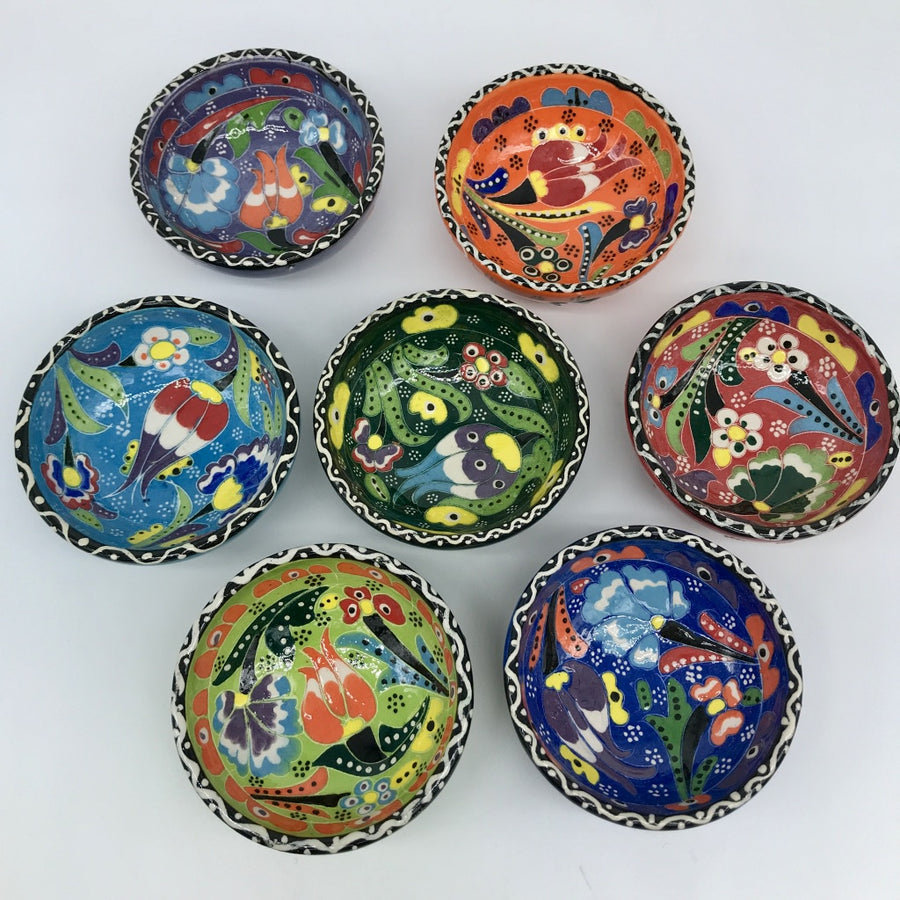 Decorative Turkish Ceramic Bowl 8cm