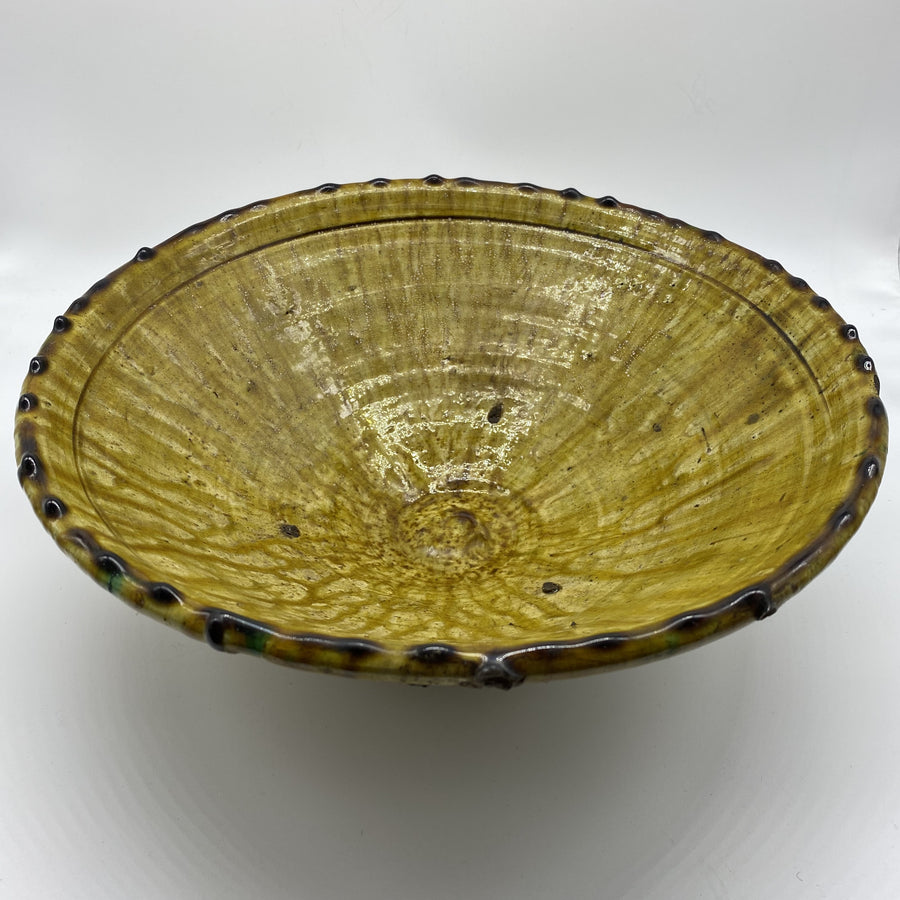 Tamegroute Bowl - Amber, 31cm -3
