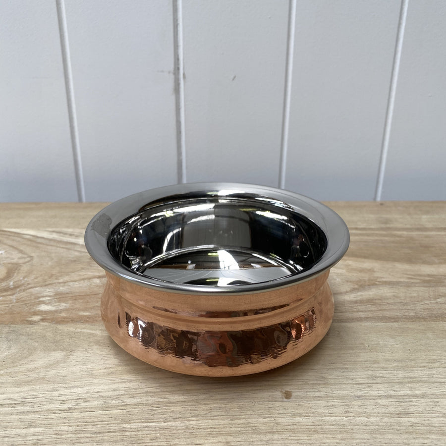 Copper and Stainless Steel Handi Bowl 13cm