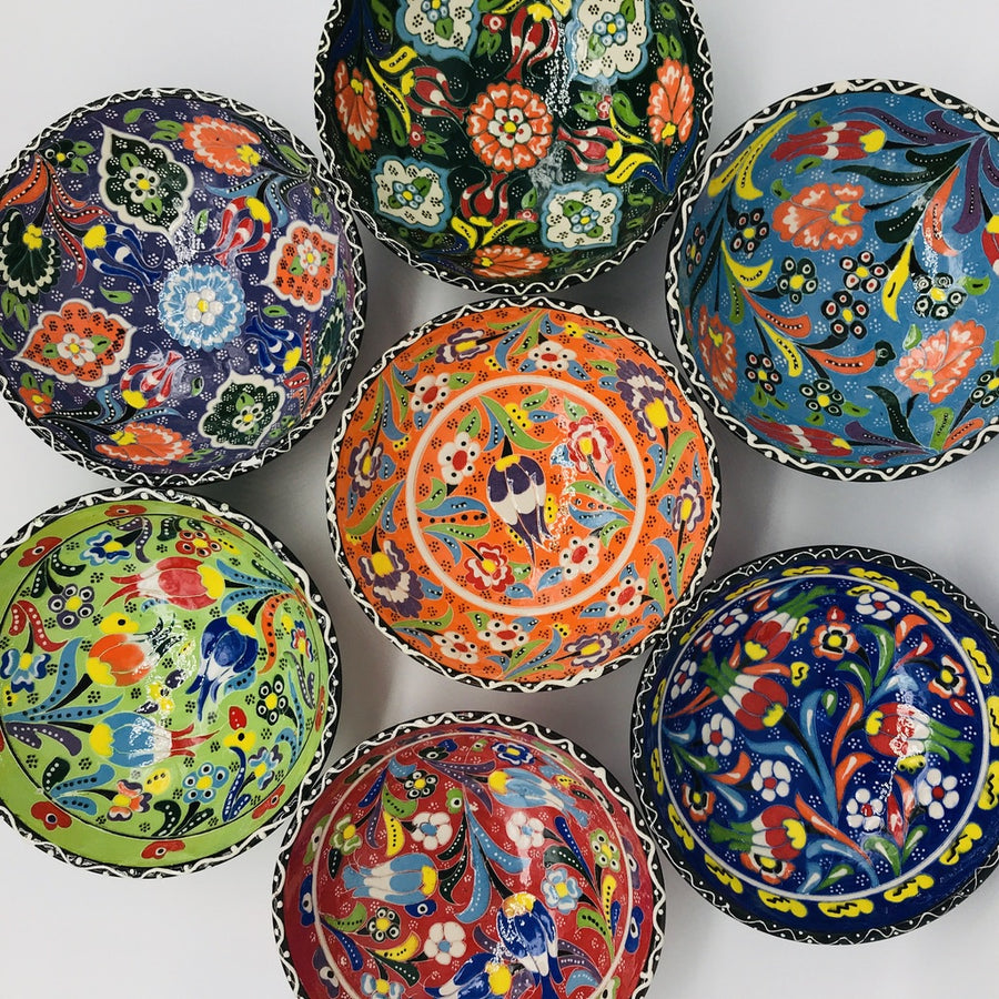 Decorative Turkish Ceramic Bowl 15cm